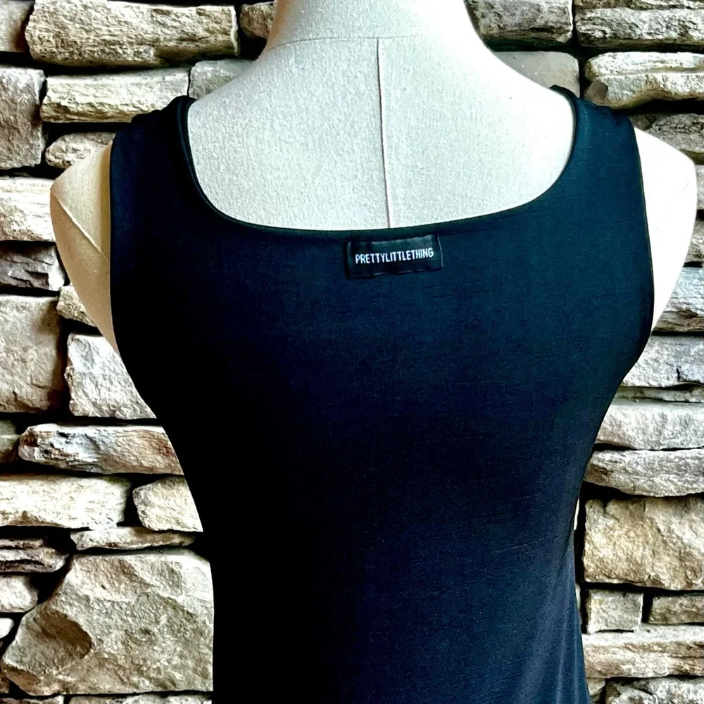 NWOT BLACK SQUARE NECK BODYSUIT, SIZE MEDIUM- - Picture 6 of 6